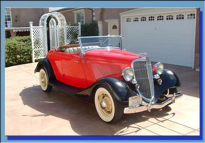 Ford V8 Roadster Cabriolet - Año 1934